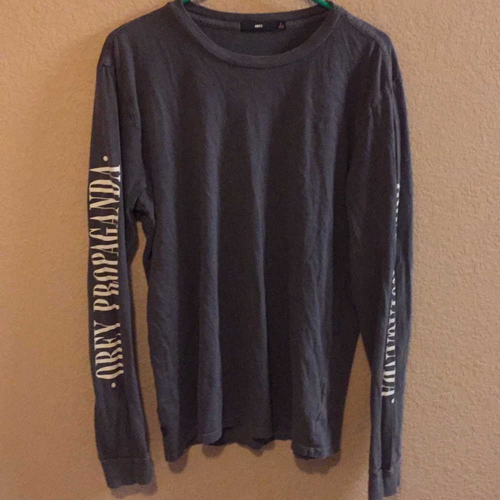 Grey Obey Long Sleeve